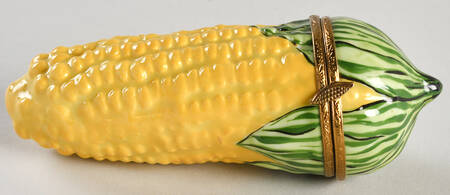 PEINT MAIN LIMOGES BOX Ear Of Corn - Nb795, No Box