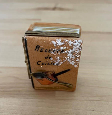 PEINT MAIN LIMOGES BOX Recettes De Cuisine - Nb797, No Box