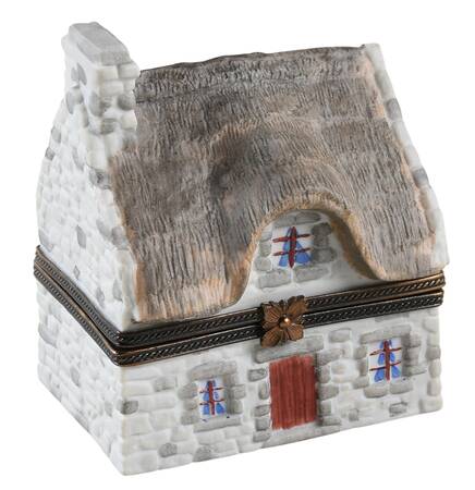 PEINT MAIN LIMOGES BOX Cottage - Nb857, No Box
