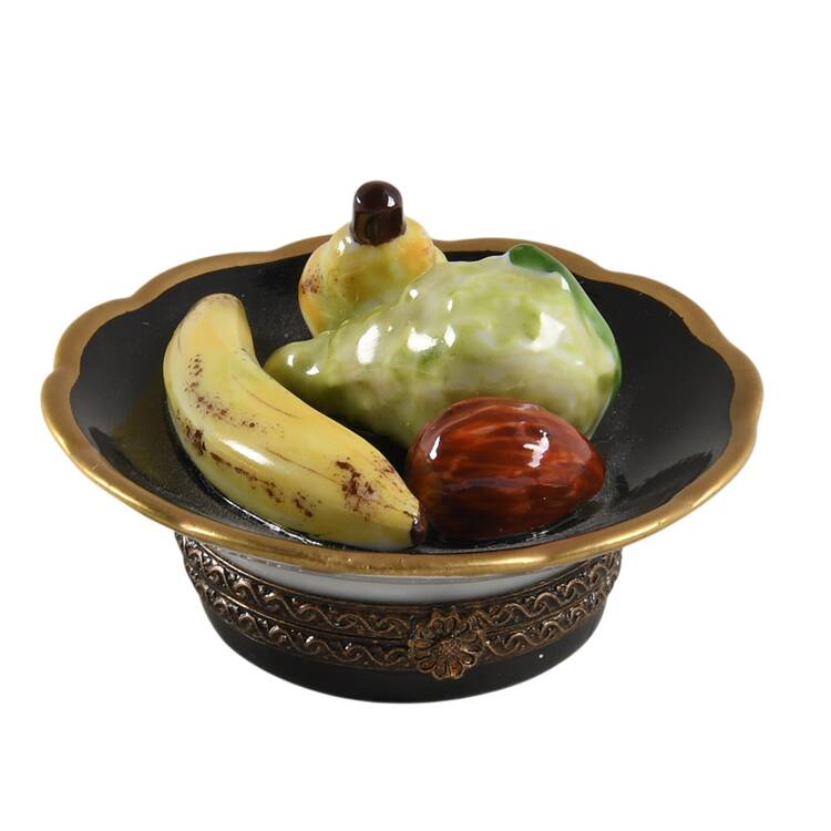 PEINT MAIN LIMOGES BOX Fruit Bowl - No Box