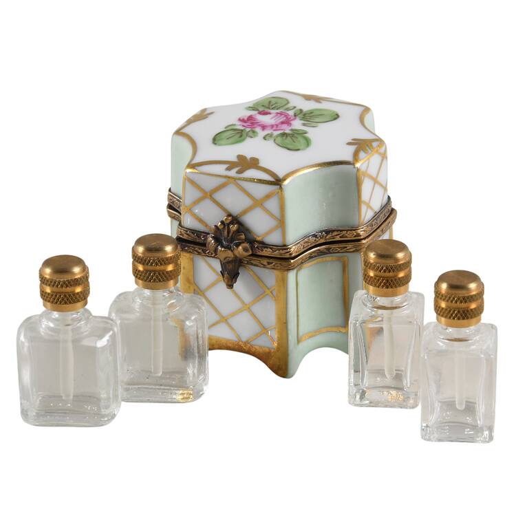 PEINT MAIN LIMOGES BOX Floral Perfume Box - No Box Nb878
