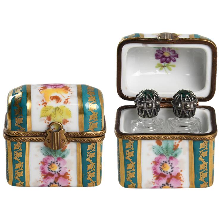 PEINT MAIN LIMOGES BOX Perfume Chest - No Box