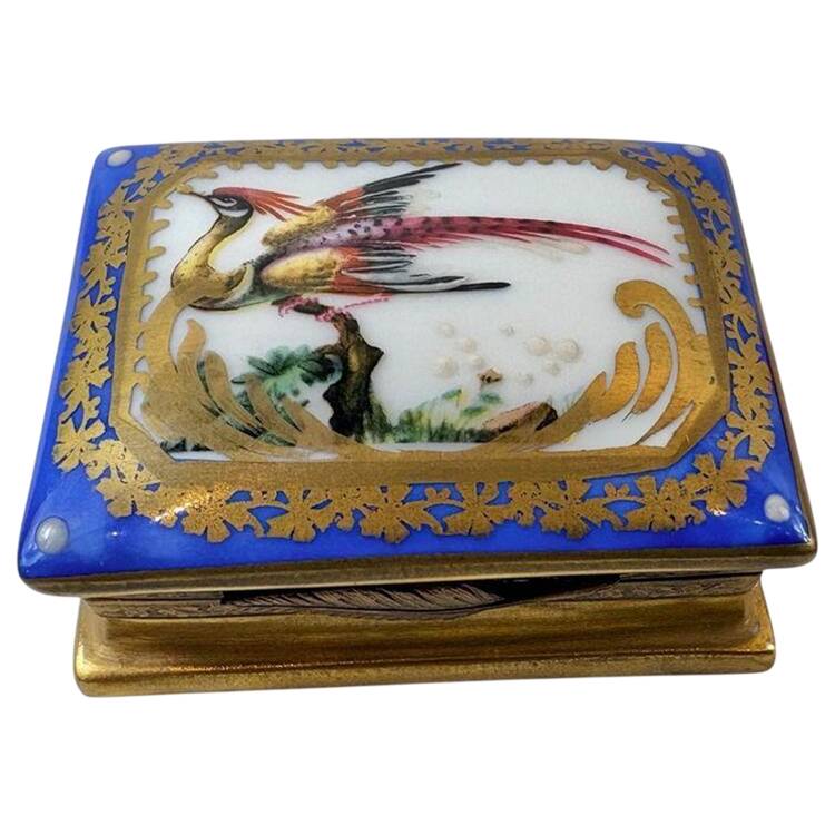 PEINT MAIN LIMOGES BOX Exotic Bird - No Box Nb897