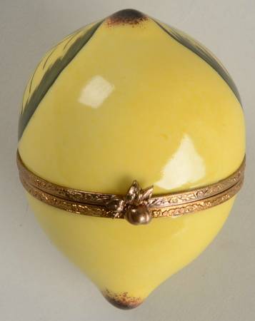 PEINT MAIN LIMOGES BOX Luscious Lemon - No Box