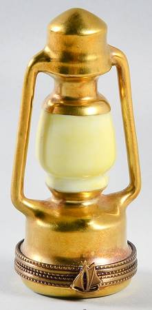 PEINT MAIN LIMOGES BOX Lantern - No Box