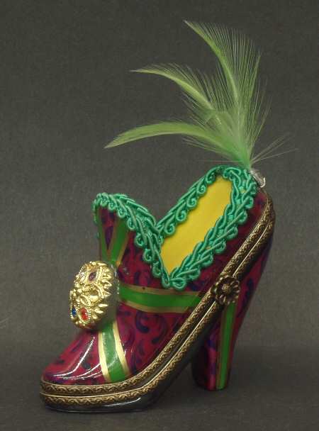 PEINT MAIN LIMOGES BOX Shoe-Classic - With Box 235