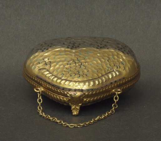 PEINT MAIN LIMOGES BOX Jewley Bag/Gold&Silver - No Box