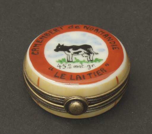 PEINT MAIN LIMOGES BOX Camembert - Boxed