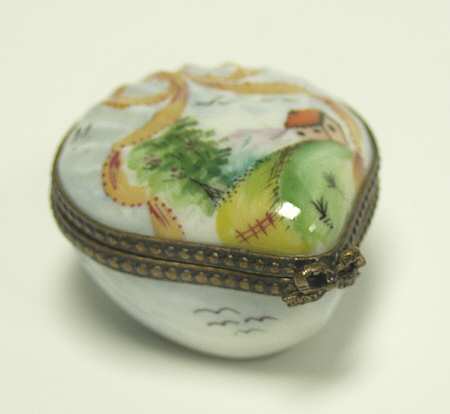 PEINT MAIN LIMOGES BOX Ribbon - With Box