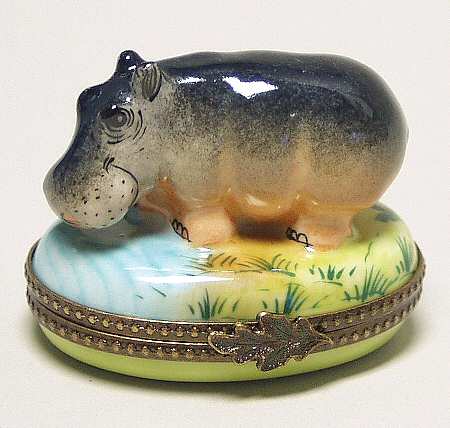 Limoges Boxes Hippo - No Box