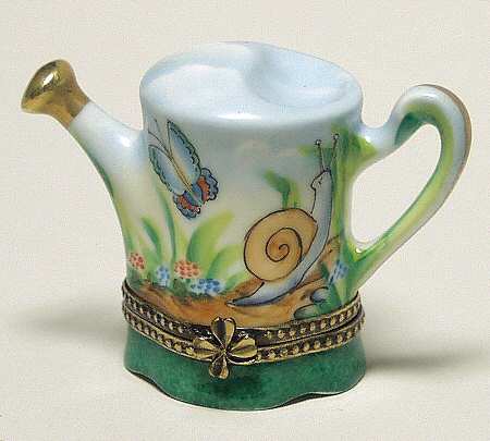 PEINT MAIN LIMOGES BOX Watering Can - No Box