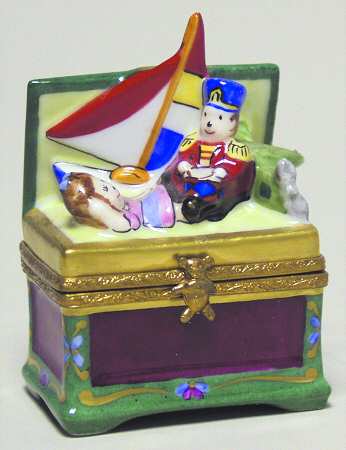 PEINT MAIN LIMOGES BOX Toy Chest - Boxed