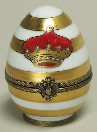 PEINT MAIN LIMOGES BOX Faberge Egg - With Box Bx371