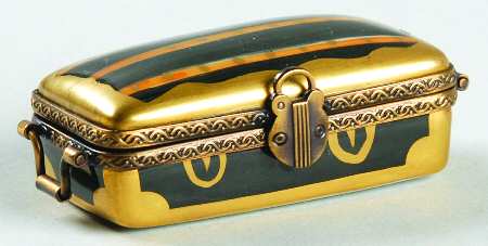 PEINT MAIN LIMOGES BOX Chest - With Box Bx394