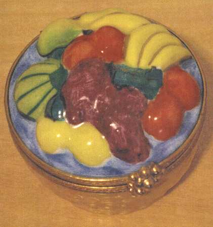 PEINT MAIN LIMOGES BOX Fruit Assortment - Boxed