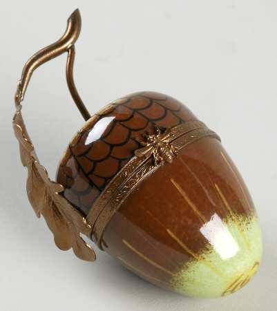 PEINT MAIN LIMOGES BOX Acorn - No Box