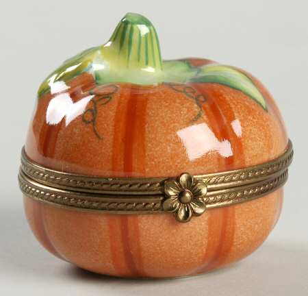 PEINT MAIN LIMOGES BOX Pumpkin - No Box