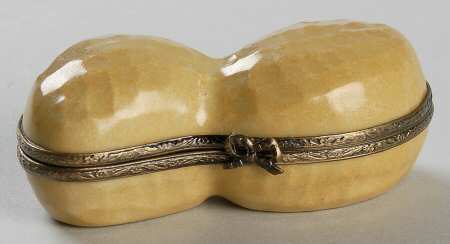 PEINT MAIN LIMOGES BOX Peanut - No Box