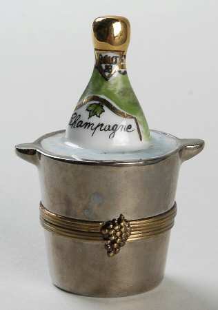 PEINT MAIN LIMOGES BOX Champagne Bucket - No Box