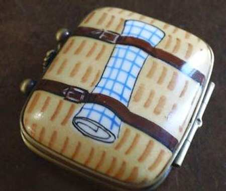 PEINT MAIN LIMOGES BOX Suitcase - No Box