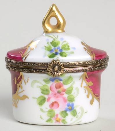PEINT MAIN LIMOGES BOX Terrine Box - No Box