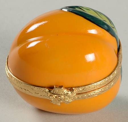 PEINT MAIN LIMOGES BOX Apricot - No Box