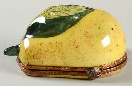 PEINT MAIN LIMOGES BOX Pear - No Box
