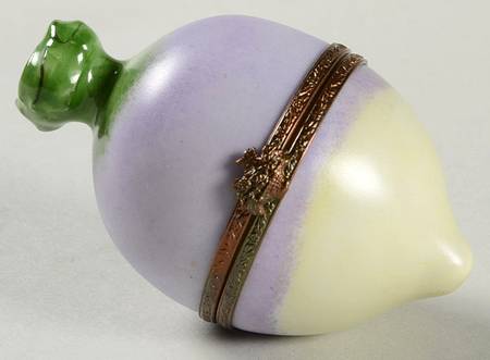 PEINT MAIN LIMOGES BOX Turnip - No Box
