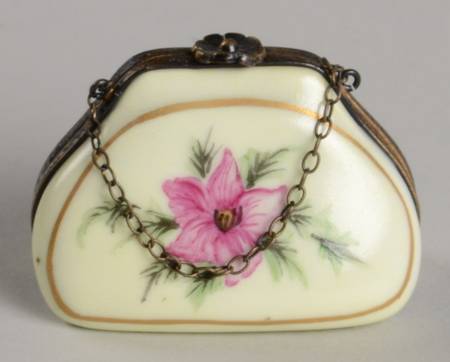 PEINT MAIN LIMOGES BOX Purse - No Box