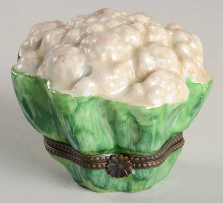 PEINT MAIN LIMOGES BOX Cauliflower - No Box