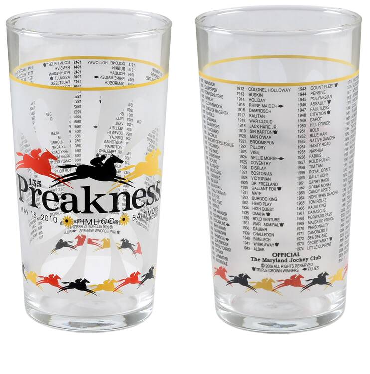 Preakness Glassware 2010 135th Running - No Box