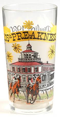 Preakness Glassware 1980 105th - No Box