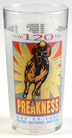 Preakness Glassware 1995 120th - No Box