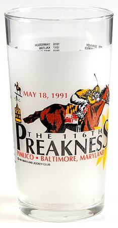 Preakness Glassware 1991 116th - No Box