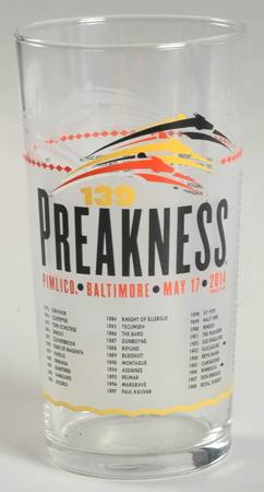 Preakness Glassware 2014 139th - No Box 42