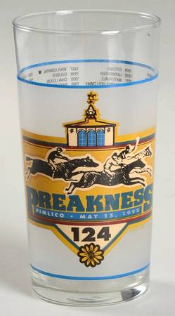 Preakness Glassware 1999 124th - No Box