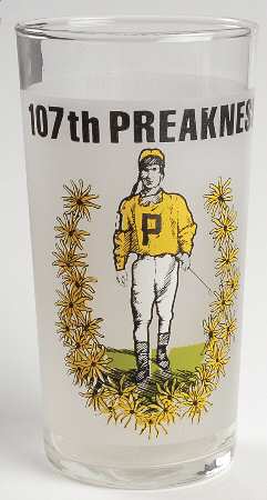 Preakness Glassware 1982 107th - No Box