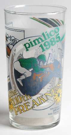 Preakness Glassware 1985 110th - No Box
