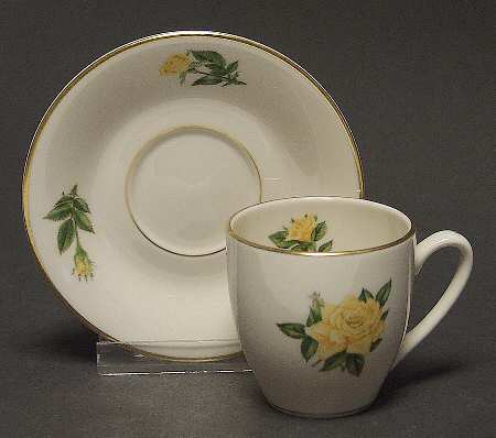 The American Rose Society-Cup & Saucer Rise 'n Shine - Boxed
