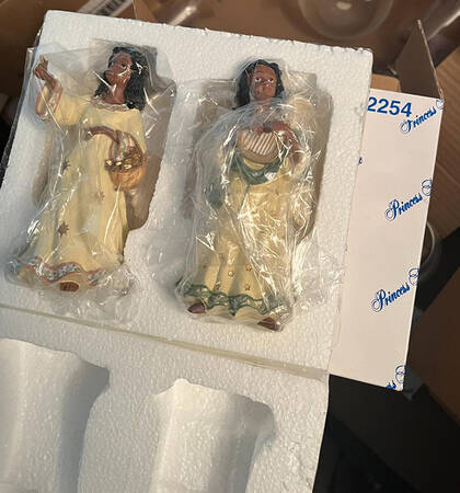 Princess House Giftware Angels Set Of 2 - Boxed