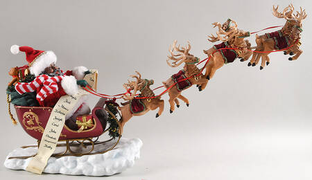 Christmas Traditions Eight Tiny Reindeer  - Boxed