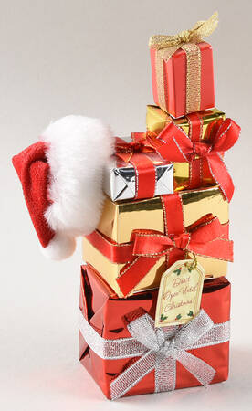 Christmas Traditions Stack Of Gifts - Boxed