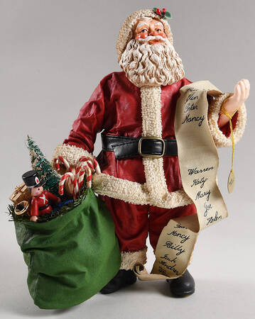 Through the Decades Traditional Santa Circa 1940 - Boxed