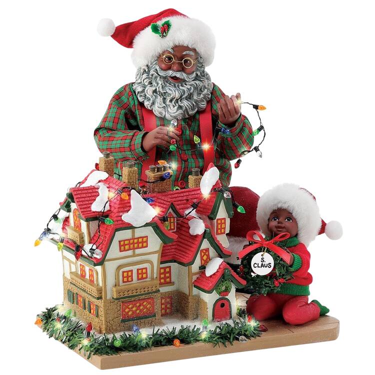 Christmas Traditions House Lights Aa - With Box Bx730