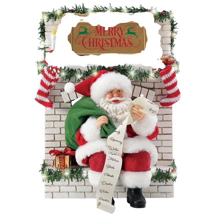 Christmas Traditions Down The Chimney - With Box Bx718