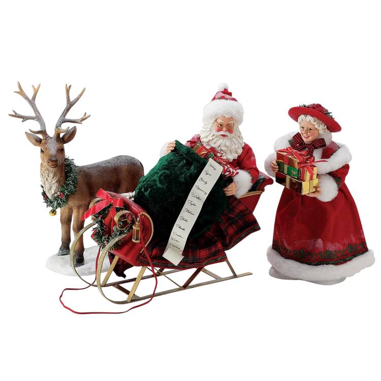 Christmas Traditions Filling The Sleigh - With Box Bx734