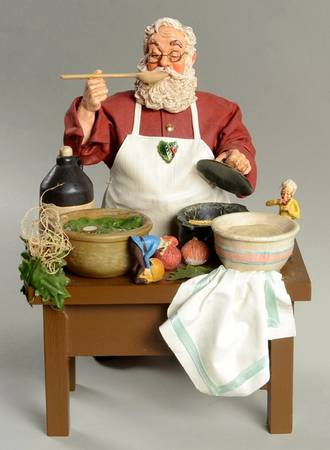 American Artists Santa's Cuisine - Boxed