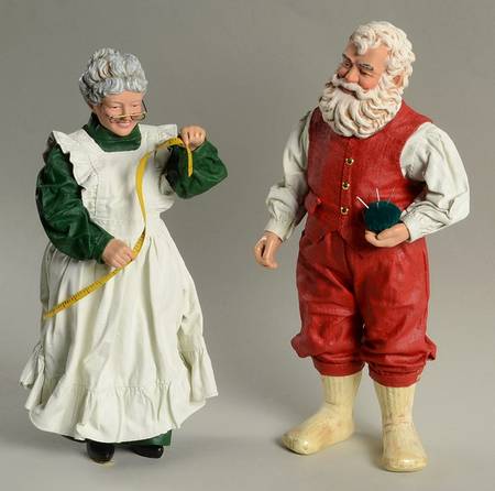 American Artists A New Suit For Santa - Set Of 2 - With Box 53