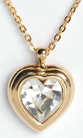 Princess House Jewelry Heart Pendant For Mother - No Box