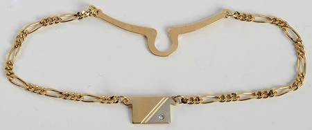 Princess House Jewelry Two-Tone Tie Chain - No Box